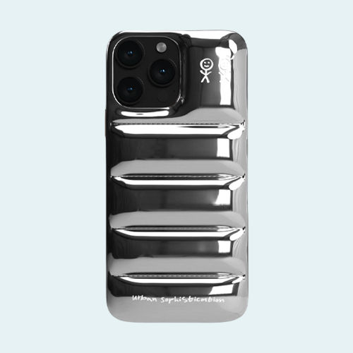 Urban Sophistication ケース　iPhone15pro The Puffer Case® - Black Manhattan | Urban Sophistication