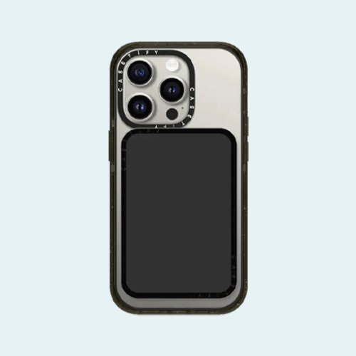 Buy CASETiFY Snappy Cardholder Stand - Mirror Black in Qatar