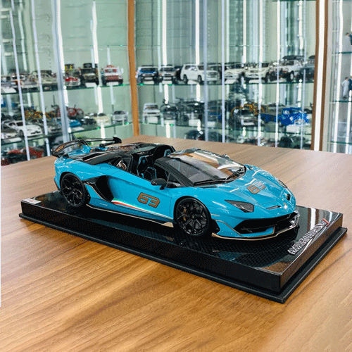 MR Collection 1/18 SVJ 63 ワンオフモデル Lamborghini Aventador SVJ Roadster #63 1:18 | MR Collection